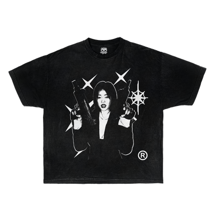 Twin Uzi Streetwear Tee 100 Percent Cotton True To Size Casual Graphic Shirt For Everyday Wear