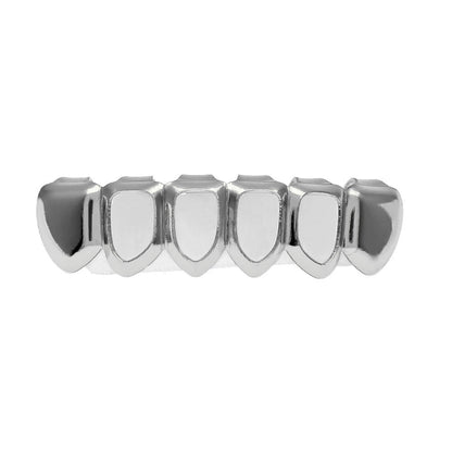 Hip-hop polished braces with gold electroplating