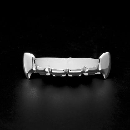 Hip-hop polished braces with gold electroplating