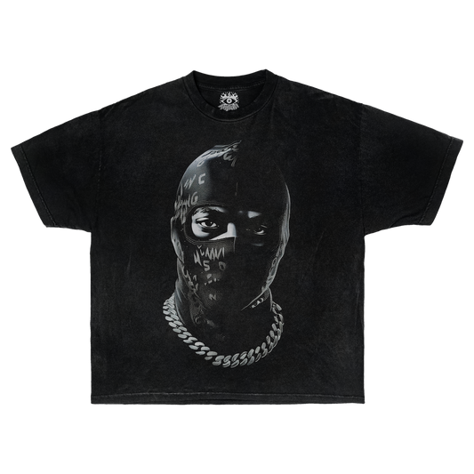 Shiesty V2 Streetwear Tee Black 180GSM Cotton Short Sleeve T Shirt Casual Fit