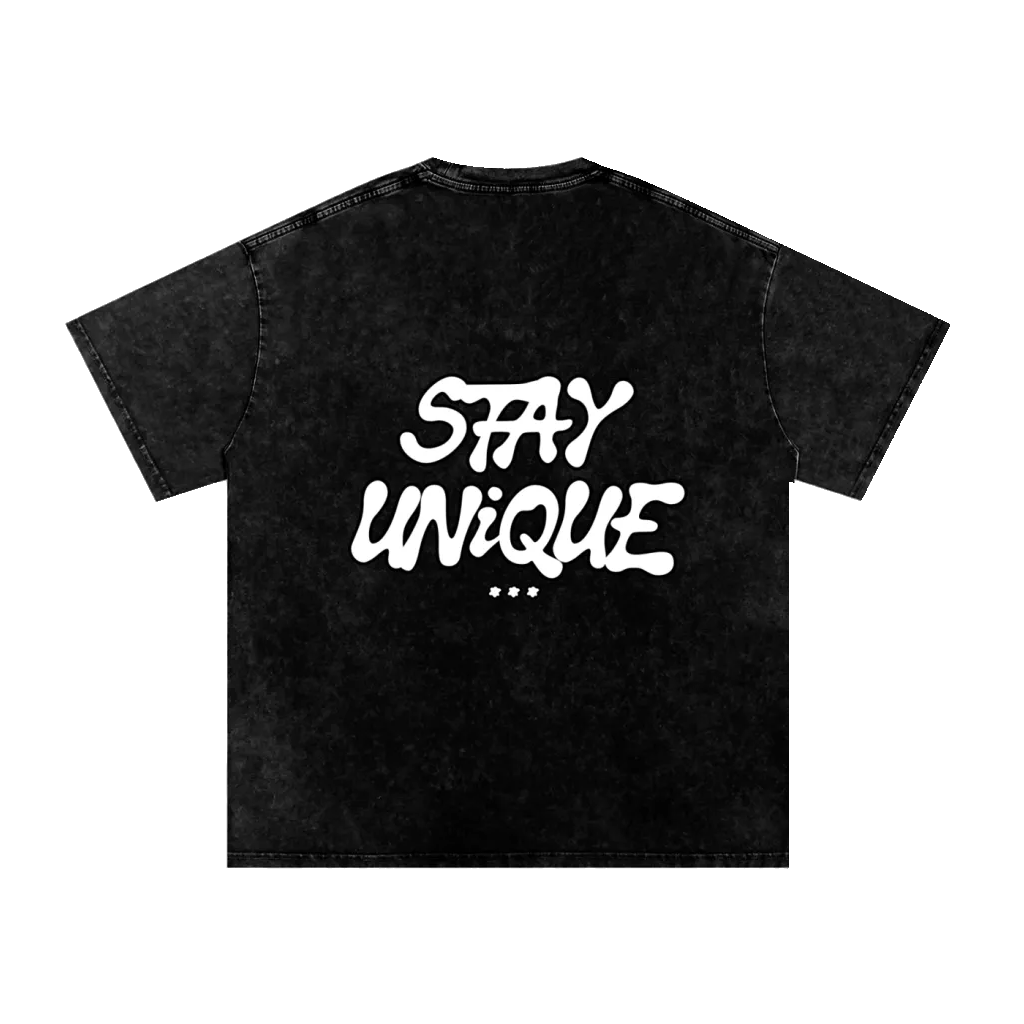 Unique Brand (Black Washed) T-Shirt