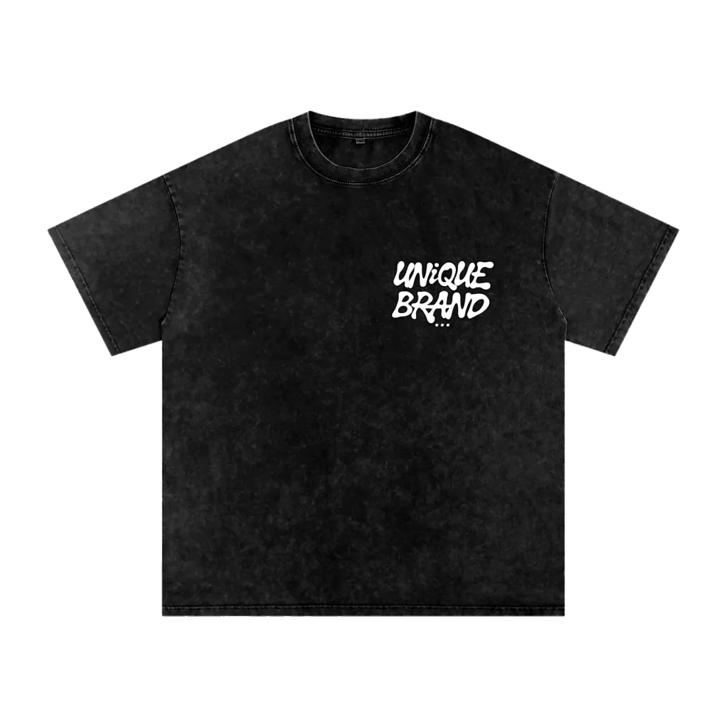Unique Brand (Black Washed) T-Shirt